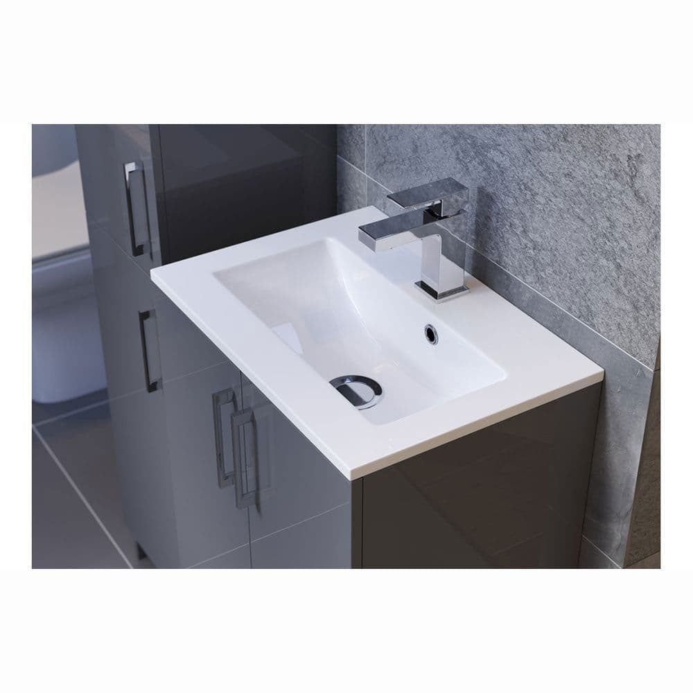 Revati Wall Mounted Shower Mixer Tap and Shower Kit, Modern Lever Style image 1