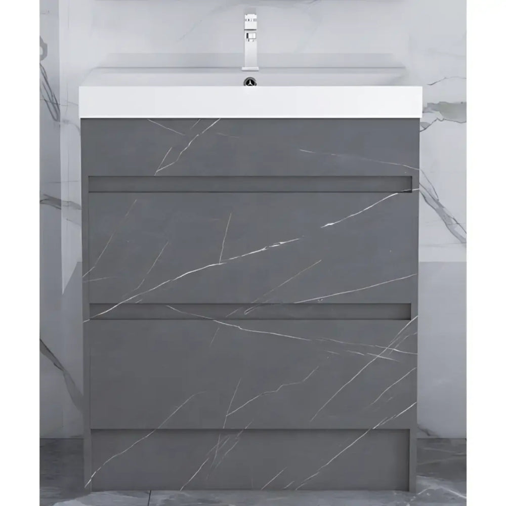 Riber Waterproof 600mm Vanity Unit Grey Marble 2