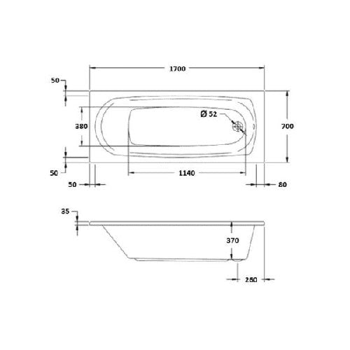 Rockstone Kaya Reinforced Bath Suite With Modern Basin and Toilet - Various Options image 12