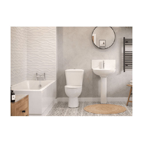 Rockstone Kaya Reinforced Bath Suite With Modern Basin and Toilet - Various Options image 8