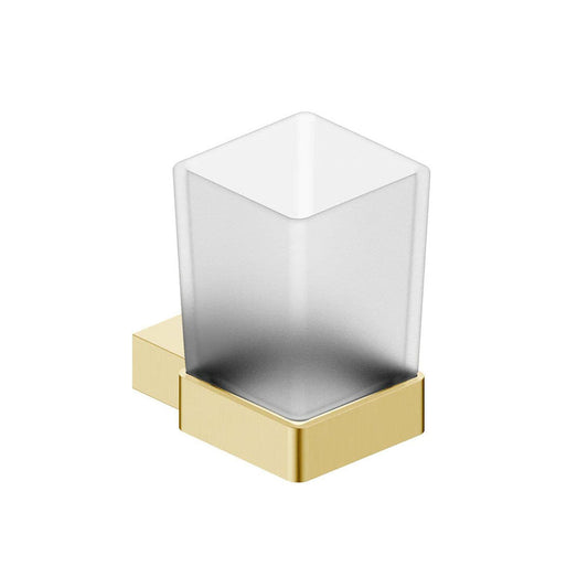 Roma Tumbler Holder, Brushed Brass image