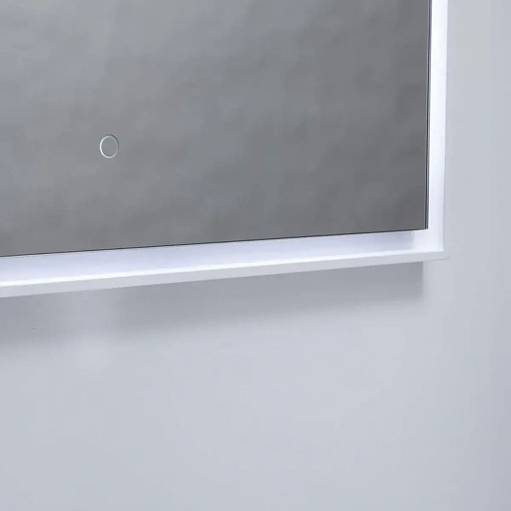 Rosie 600x800mm Rectangular Framed LED Mirror image 3