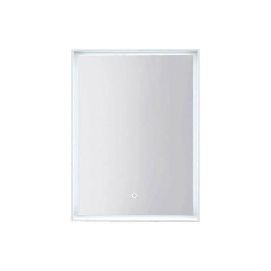 Rosie 600x800mm Rectangular Framed LED Mirror image