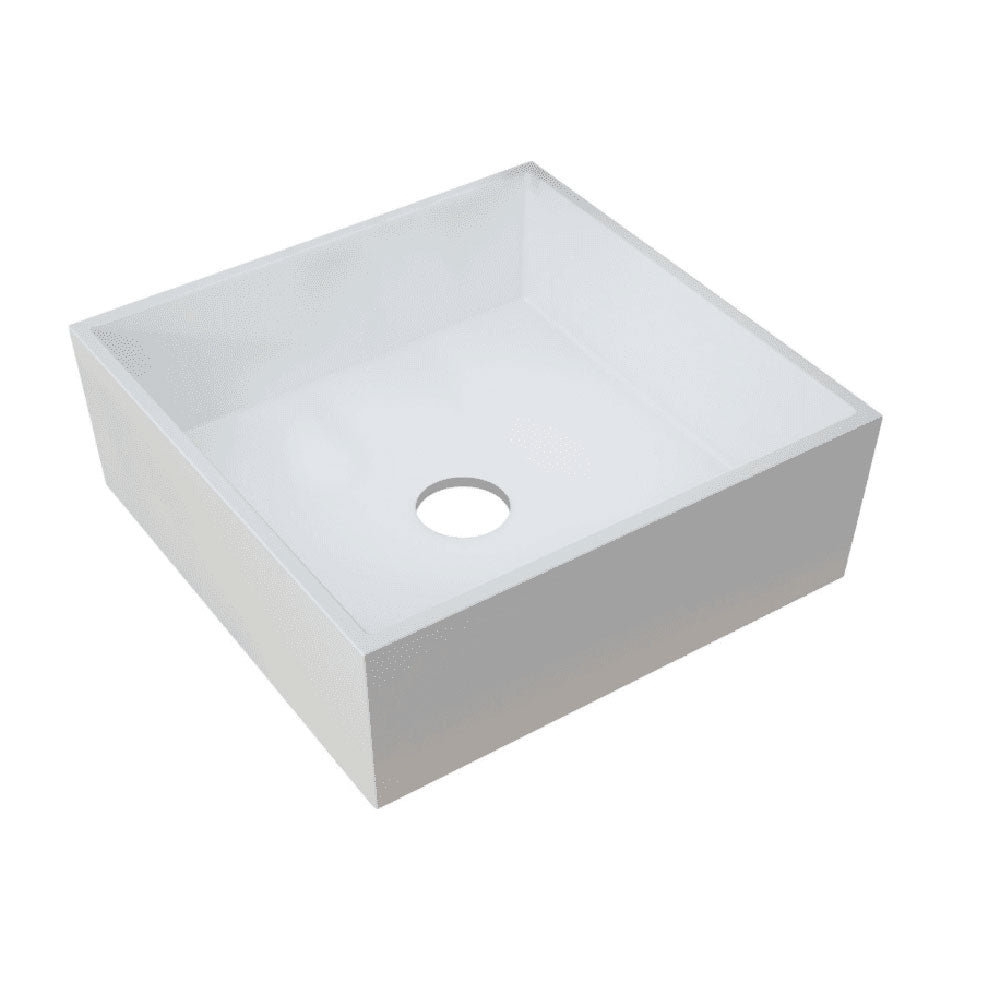 Sabare Square 426x416mm Resin Washbowl image 1