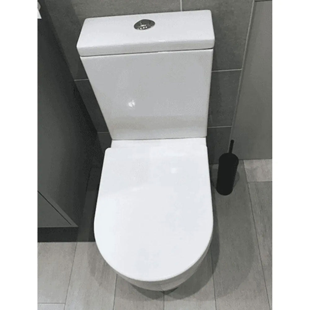 Serpens Matt Black Full Bathroom Suite with Bath Screen, Taps and Dual Shower image 12