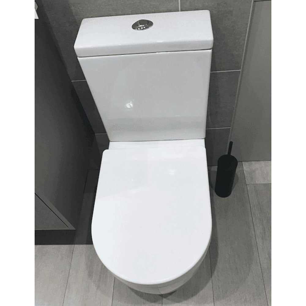 Serpens Open Back Close Coupled Toilet Inc Soft Close Seat image 2