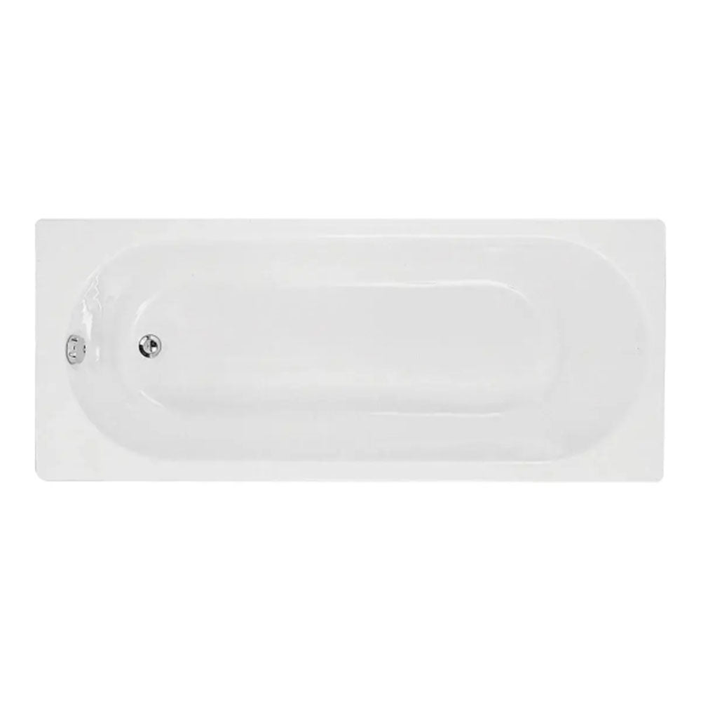 Shower Bath, Straight, Single Ended with Glass Screen, Panel, Various Sizes image 1