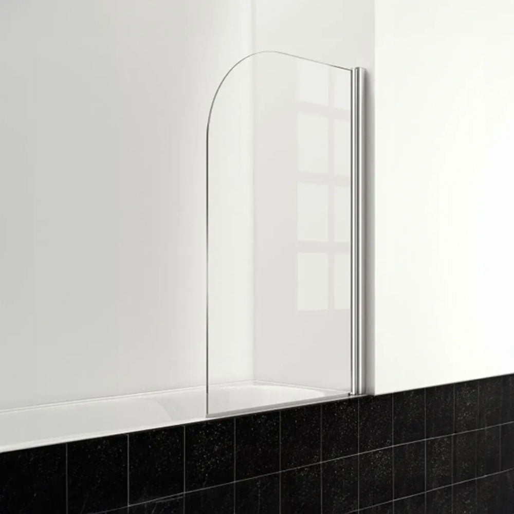 Shower Bath, Straight, Single Ended with Glass Screen, Panel, Various Sizes image 3