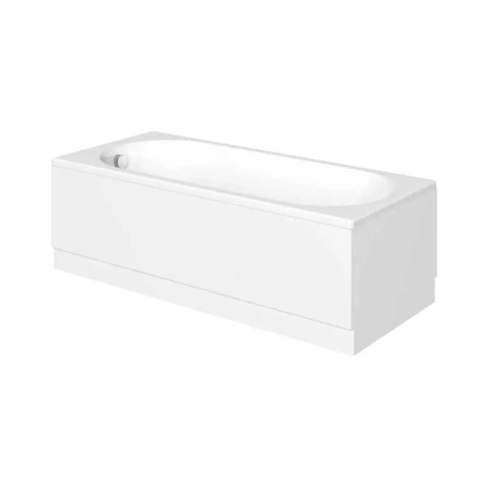 Shower Bath, Straight, Single Ended with Glass Screen, Panel, Various Sizes image 5
