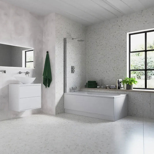 Single Straight Bath Screen image