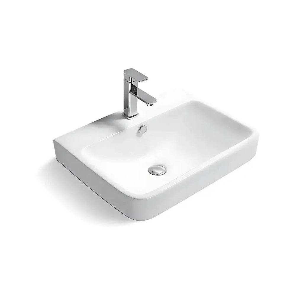 Solar Waterproof 600mm Vanity Unit with Ceramic Basin, White 4
