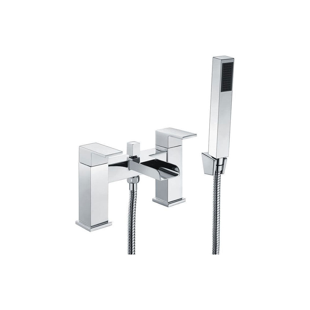Solarin Waterfall Bath Shower Mixer Tap, Modern Lever Style image