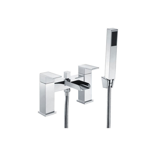 Solarin Waterfall Bath Shower Mixer Tap, Modern Lever Style image