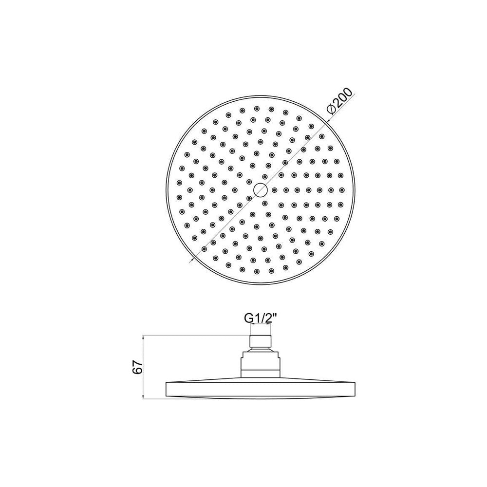 Sphare Shower Pack - Single Outlet - Twin Shower Handle Shower Valve image 1