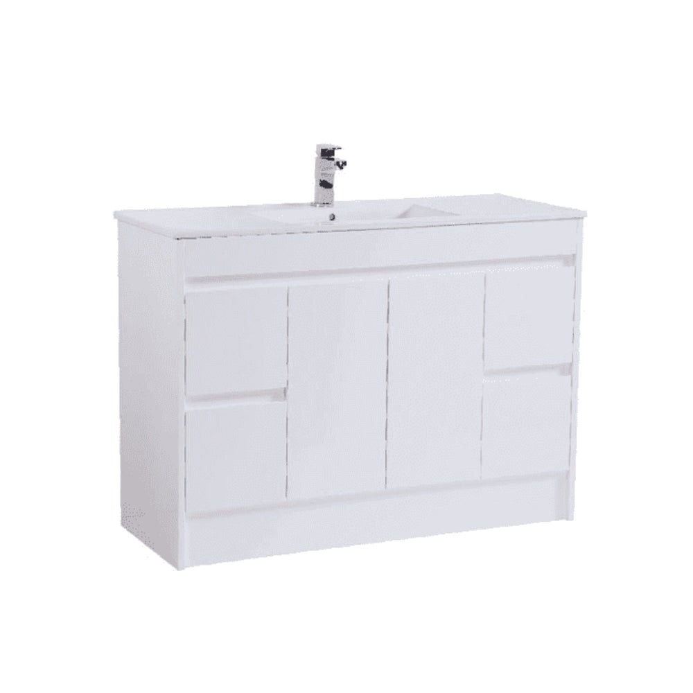 Stockholm Waterproof 1200mm Vanity Unit inc Basin White 5