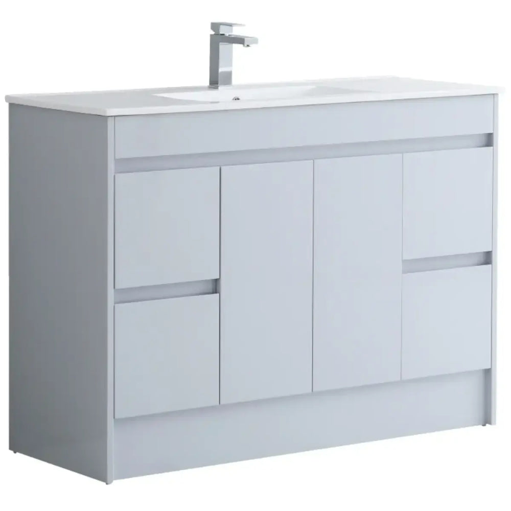 Stockholm Waterproof 1200mm Vanity Unit Light Grey 7