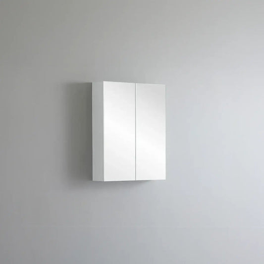 Stockholm Waterproof 600mm Mirror Cabinet White 1