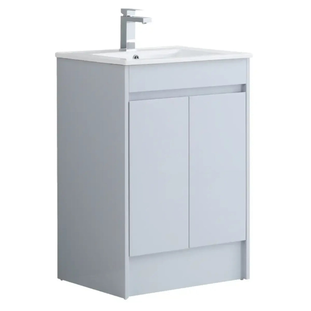 Stockholm Waterproof 600mm Vanity Unit Light Grey 5