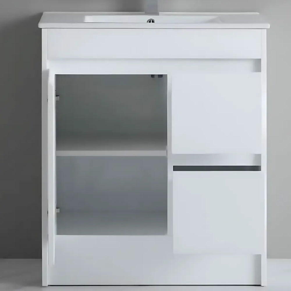 Stockholm Waterproof 750mm Vanity Unit White with Ceramic Basin 10