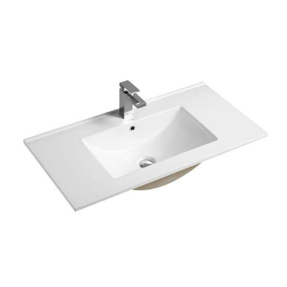 Stockholm Waterproof 750mm Vanity Unit White with Ceramic Basin 6