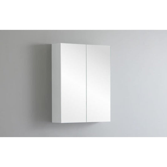 Stockholm Waterproof 900mm Mirrored Bathroom Cabinet White 1