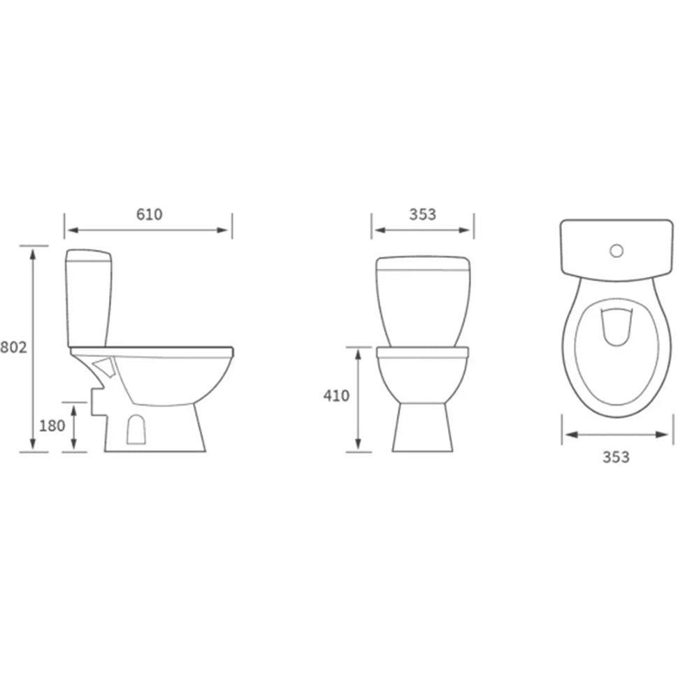 Swept Wall Corner Bath Suite with Standing Basin, Toilet and Taps image 11