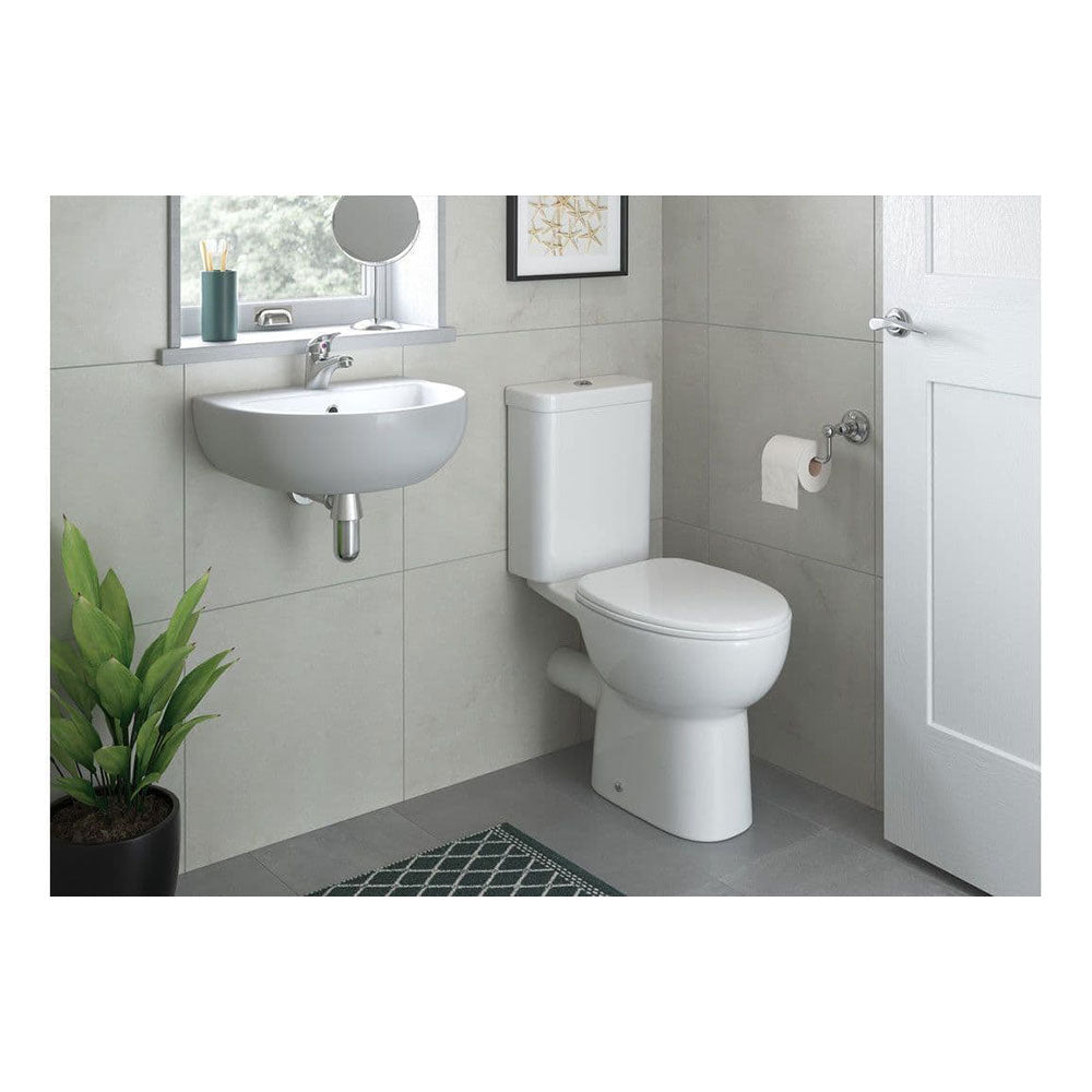Tengri Cloakroom Basin with Chrome Bottle Trap image 1