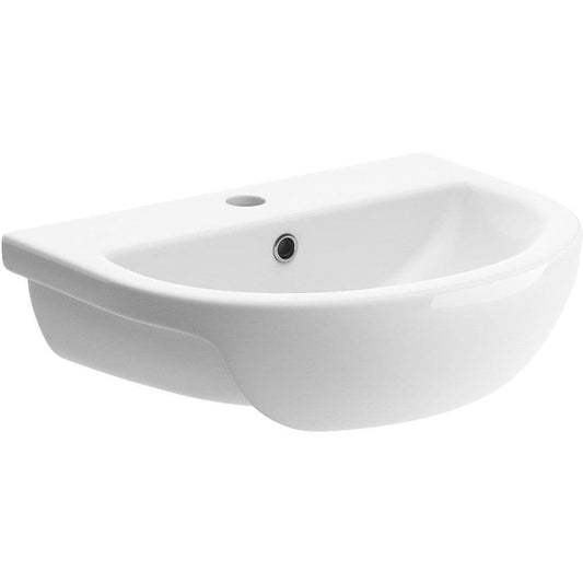 Tengri Semi Recessed Basin, 1 Tap Hole, 500mm image