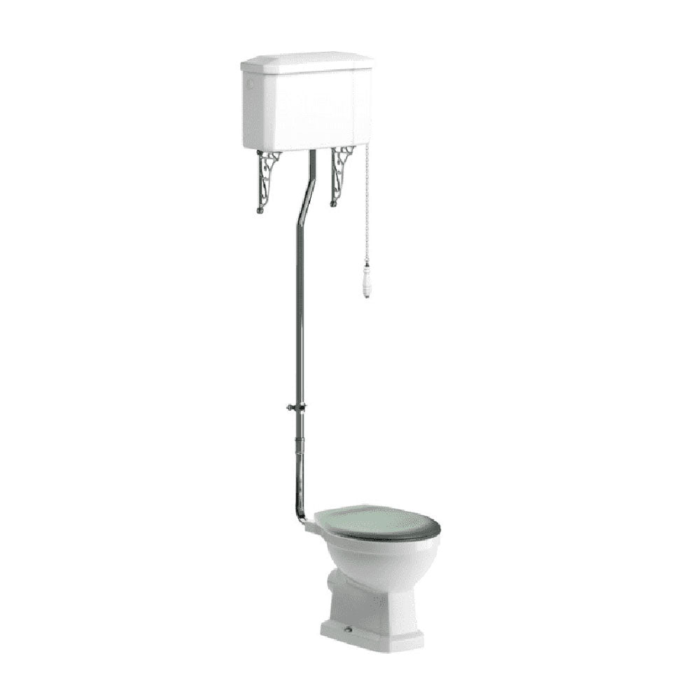Victorian High Level Toilet with Soft Close Seat image 10