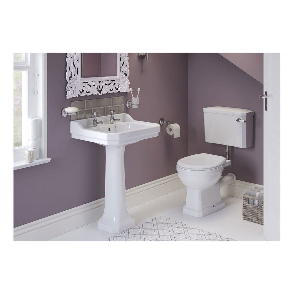 Victorian Style Low Level With Sea Green Soft Close Seat image 1