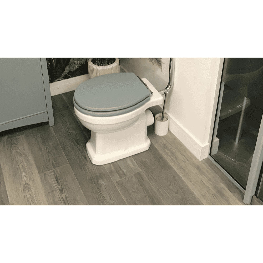 Victorian Style Low Level With Sea Green Soft Close Seat image 3