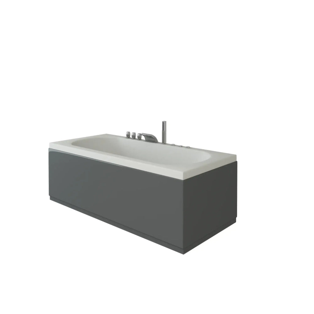 Waterproof Bath Panels - Anthracite 2