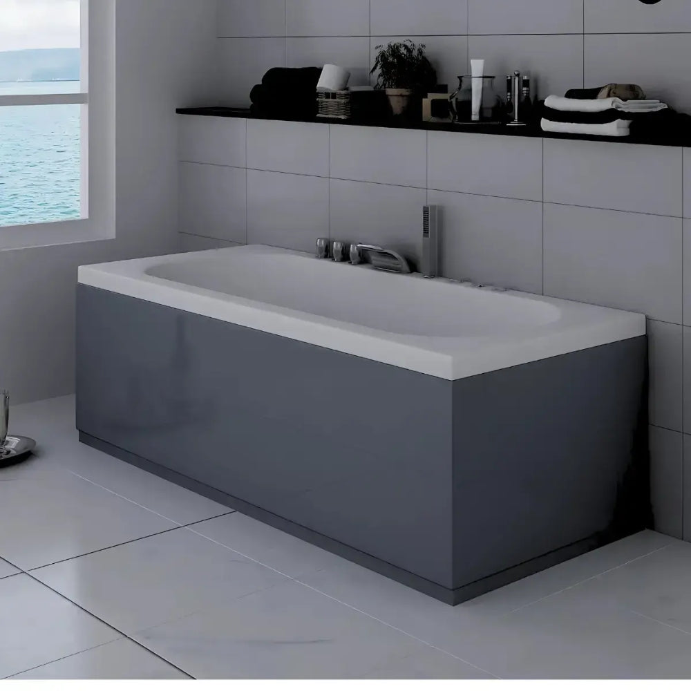 Waterproof Bath Panels - Anthracite 1