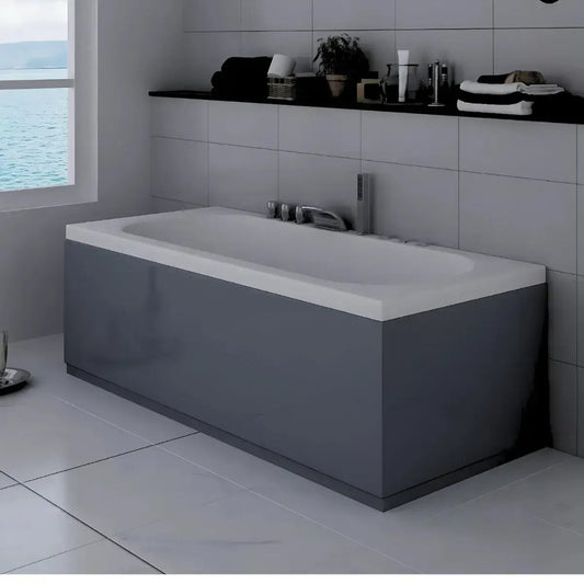 Waterproof Bath Panels - Anthracite 1