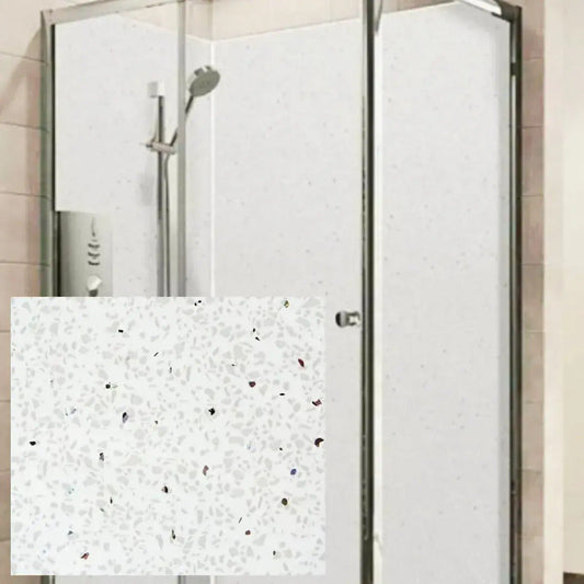 Wet Wall PVC Shower Panels - 1000mm Wide - White Sparkle
