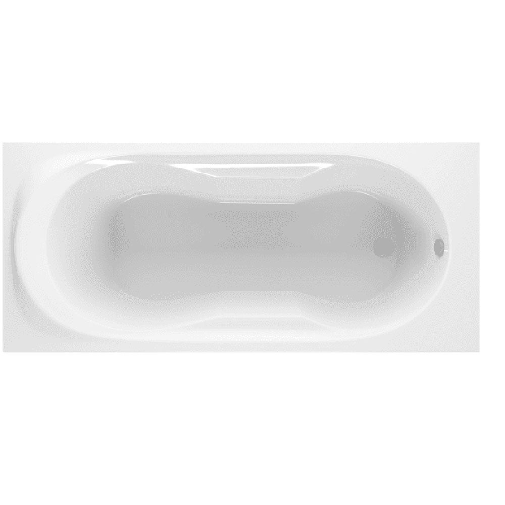 Wiltone 1700 x 750mm Keyhole Single Ended ShowerBath image 2