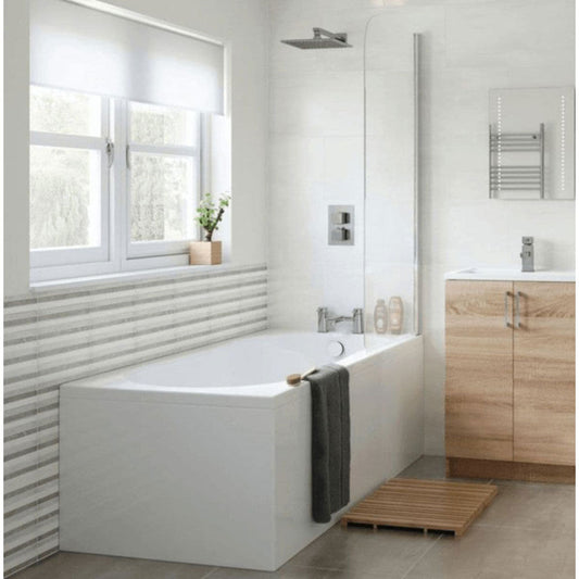 Wiltone 1700 x 750mm Keyhole Single Ended ShowerBath image