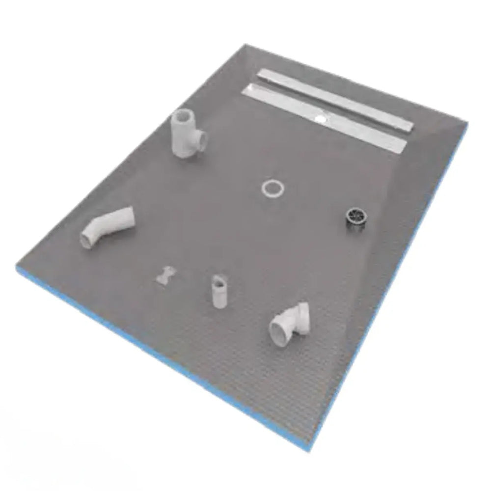 XPS Linear Drain Wetroom Deck inc Tanking Kit & Linear Drain  3