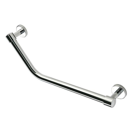 Angled 47cm Grab Rail, Chrome image