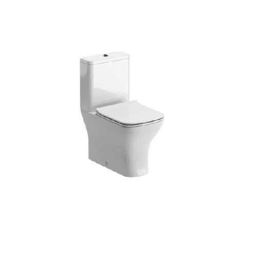 Cedare Fully Shrouded Close Coupled Toilet With Soft Close Seat image 3