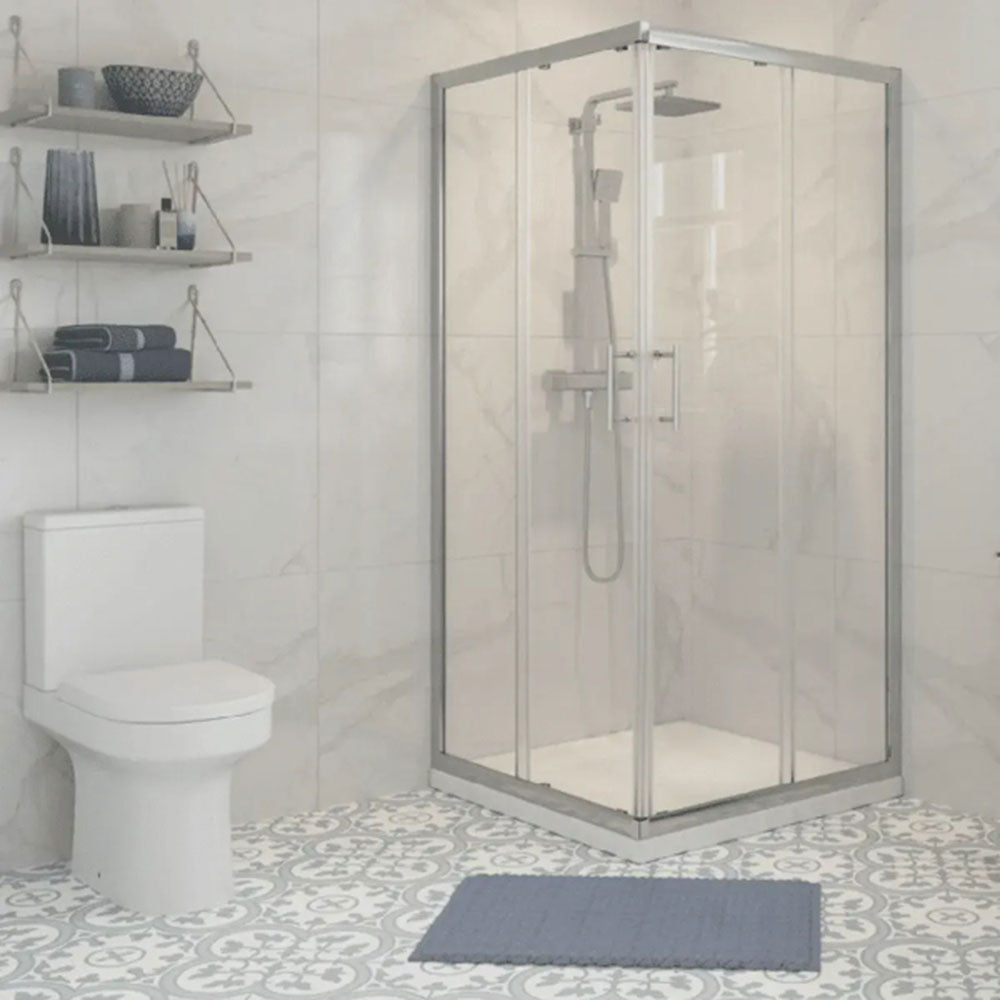 Classic Corner Entry Shower Door Enclosure, Various Sizes