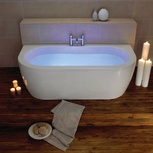 Columba Super Strength Back To Wall Bath 1700mm image