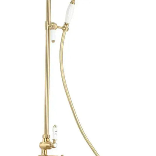 Derwents Thermostatic Shower Kit - Brushed Brass image