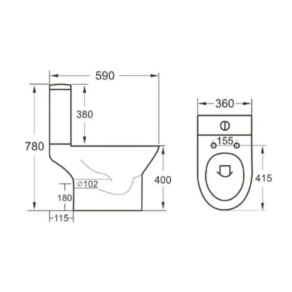 Deva Square Bath, Light Grey Vanity Unit, Bath,  Panels, Taps, Close Coupled Toilet and Basin image 13
