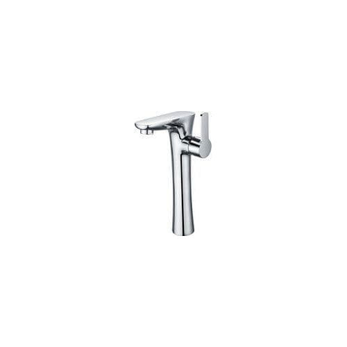 Dolcer Designer Tall Mono Basin Mixer Tap, Chrome, Modern Lever Style