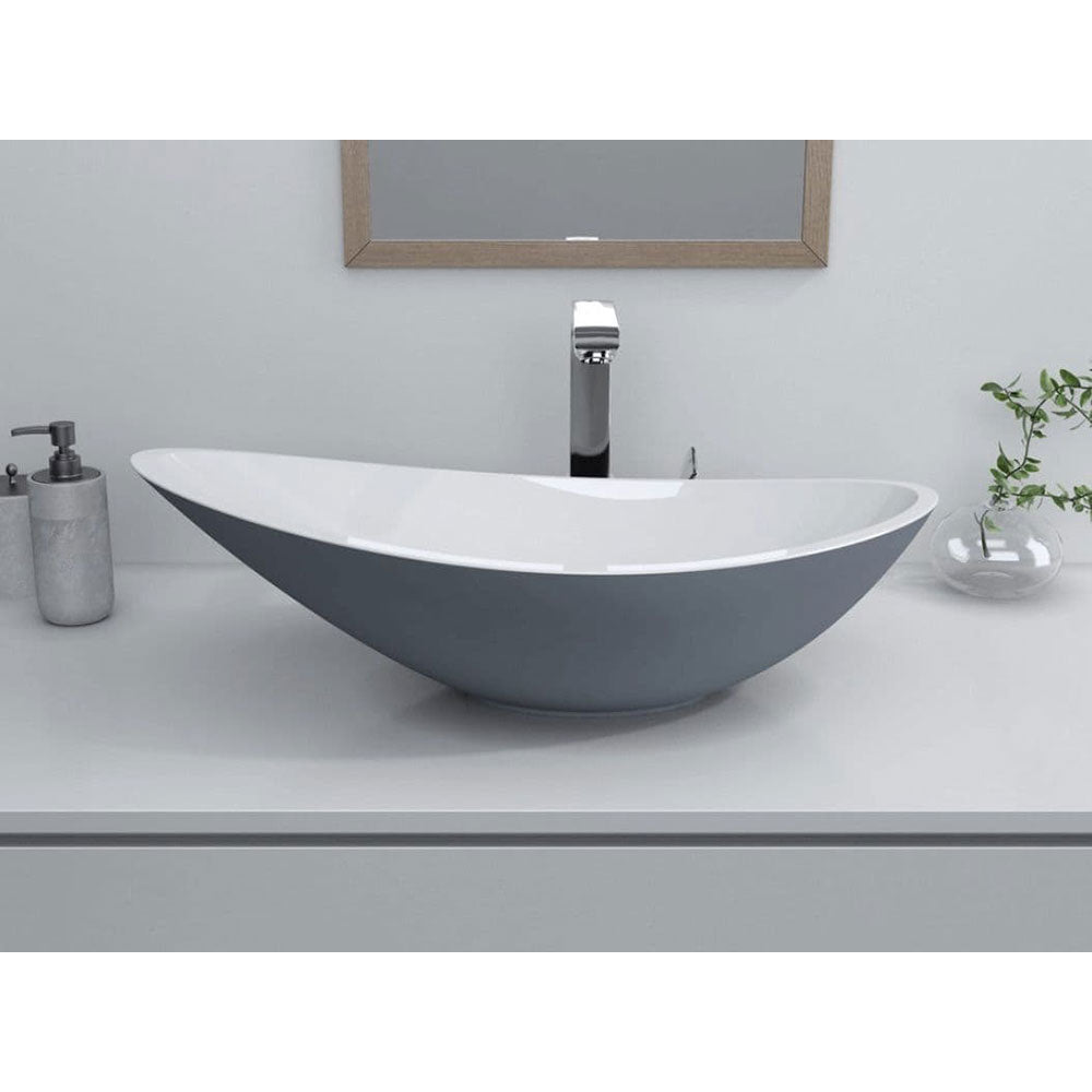 Elementer Grey Washbowl, 564 x 323 x 173 image