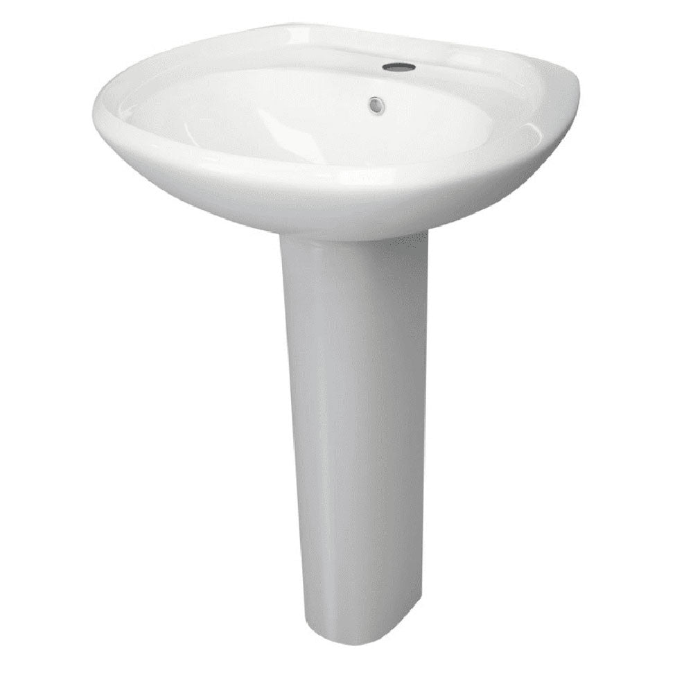 Essential Bathroom Suite with Bath, Toilet, Basin Set, Taps and Wastes image 1