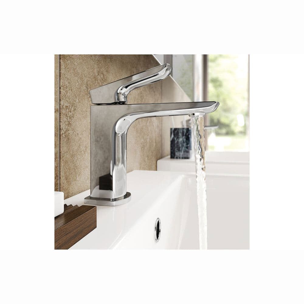 Genoa Bath Shower Mixer Tap, Shower Kit, Chrome, Modern Lever Style image 1