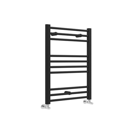 Grena Straight Ladder Radiator 500 x 800mm, Matt Black image