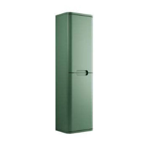 Libras 350 2 Door Wall Hung Tall Unit, Matt Sage Green